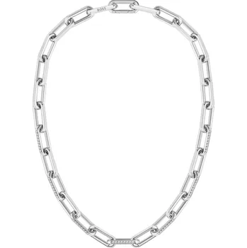 Náhrdelník Nepřehlédnutelný ocelový náhrdelník s krystaly Halia 1580578 Hugo Boss