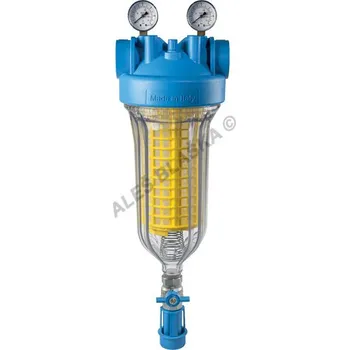 Ochranný vodní filtr ATLAS FILTRI - Itálie | HYDRA M-RLH BIG 6/4" samočistící filtr se zpětným proplachem (Atlas filtr vodní-filtrace vody) - 6/4" HYDRA M-RLH 50mcr filtr HYDRA BIG RLH s manometry