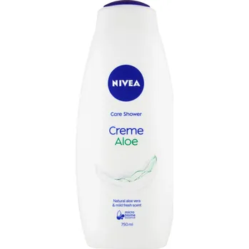 Koupelová kosmetika Nivea Creme Aloe pečující sprchový gel, 750 ml