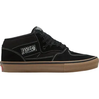 Pánské cyklistické tretry Boty - VANS Half Cab Skate - Black / Gum / White 44,5
