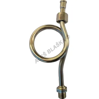 Kondenzační nerezová smyčka k manometru (tlakoměru) - nerez, INOX - 1/2" 2800N