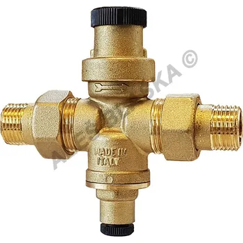 Ventil MALGORANI - Itálie | Redukční ventil pístový se šroubením vnější závit, ECO - regulátor tlaku (redukčák na vodu) - 1/2" 106