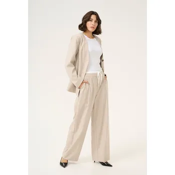 Dámské kalhoty Kaffe Beige 3446005 46