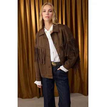 Dámská vesta Bunda trendyol Braun 973358 S