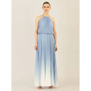 Dámské šaty Šaty APART Hellblau/ Weiß 178802 36