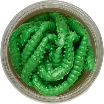 Rybářský háček 6ks - Červy Berkley PowerBait Power Honey Worm 2,5cm Spring Green