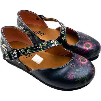 Dámské baleríny Goby Dunkelblau/ Bunt 9591759 39