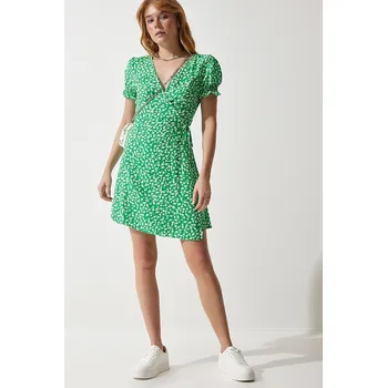 Dámské šaty Šaty Happiness Istanbul Grün 7670537 40