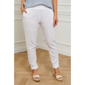 Dámské kalhoty Curvy Lady Weiß 9015582 44/46
