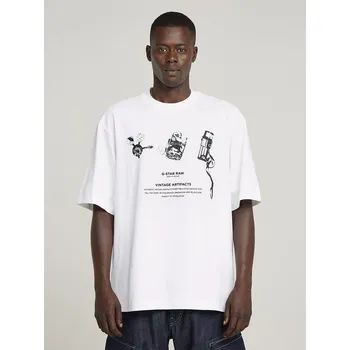 Pánské tričko Tričko G-Star Weiß 620813 XXL