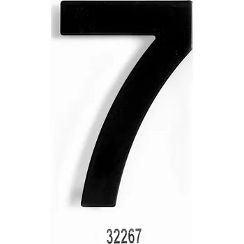 Domovní číslo C152 Číslice 152mm - černá mat "7" (C152 Číslice 152mm - černá mat "7")