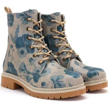 Dámské kozačky Boty Neefs Beige/ Blau 4837906 38