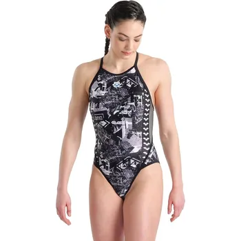 Oblečení a móda Plavky Arena Schwarz/ Grau 476447 40