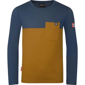 Dívčí tričko Tričko Trollkids Hellbraun/ Dunkelblau 2353708 92