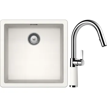 Kuchyňský dřez Set Schock S11-7 (dřez Greenwich N-100 Polaris + baterie SC-520.120 Polaris)