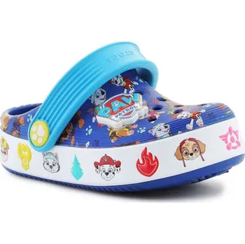 Dívčí pantofle Crocs Blau/ Bunt 3295791 19.5