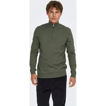 Pánský svetr Svetr ONLY & SONS Khaki 4963016 S