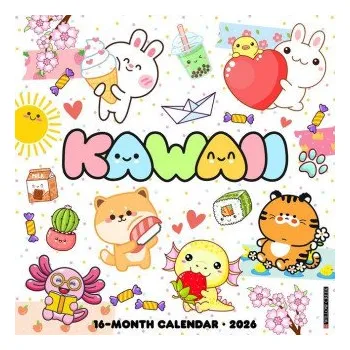 Kalendář Kawaii 2026 12 X 12 Wall Calendar (EN)