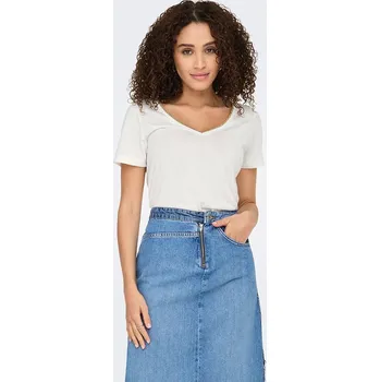 Dámská móda Tričko JDY Weiß 1440283 XS