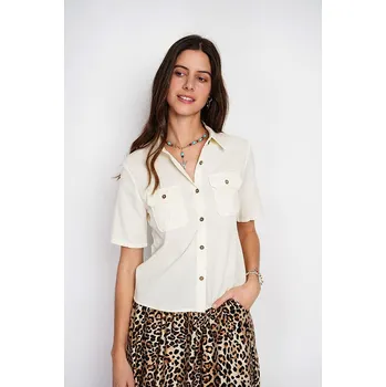 Dámská košile Košile William de Faye Creme 537838 36