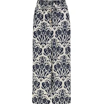 Dámské kalhoty Eight2Nine Creme/ Dunkelblau 4181134 M