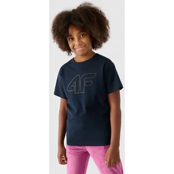 Dívčí tričko DÍVČÍ TRIČKO 4F TRIKO S POTISKEM OVERSIZE 146 F2333 SS25