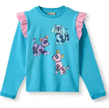 Tričko Småfolk Blau 4965668 104