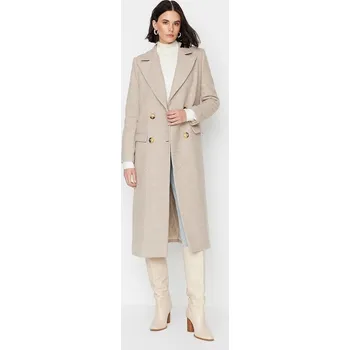 Dámská vesta Bunda trendyol Hellbraun/ Creme 1315812 38