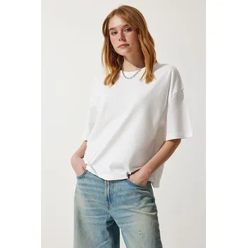 Dámské tričko Tričko Happiness Istanbul Weiß 7870966 38