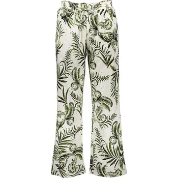 Dámské kalhoty SisterS point Creme/ Grün 7090016 S