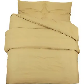 Povlečení VidaXL Sada povlečení, barva taupe, 135x200 cm, l