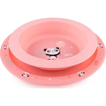 dětská jídelní sada Sada nádobí pro děti Animals panda 4m+ Canpol