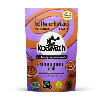 Rostlinné mléko Koawach Instantní nápoj s kofeinem skořicová rolka 100 g bio BIO VEGAN Množství: 1 ks
