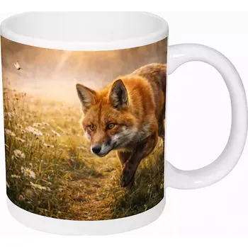 Hrnek s potiskem 330 ml liška celý obvod CZ