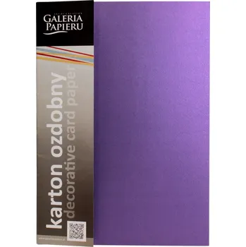 Umělecký papír Ozdobný papír A4 Galeria Papieru 270 g/m2 20 listů, millenium fialová