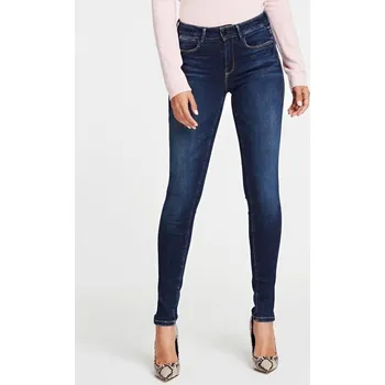 Dámské džíny GUESS TMAVĚ MODRÉ DŽÍNY S LOGEM (24)