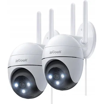 Bezpečnostní kamera WIFI IP SMART KAMERA VENKOVNÍ OTOČNÁ 3MPx 4xZOOM se ZÁZNAMEM 24/7 2ks