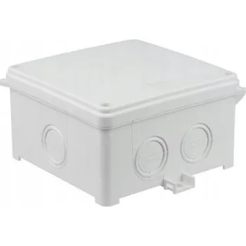 Elektroinstalační krabice Elektroinstalační krabice na omítku Simet 112 x 112 x 63 mm