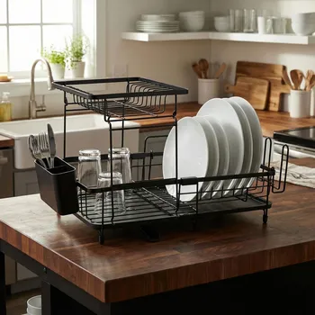 Kovový sušák na nádobí KONIGHOFFER 57 x 34 cm