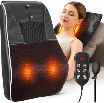 Masážní přístroj MASÁŽNÍ VYHŘÍVACÍ PODLOŽKA do AUTA, DOMU, KANCELÁŘE na SEDADLO MASÁŽNÍ PŘÍSTROJ POLŠTÁŘ