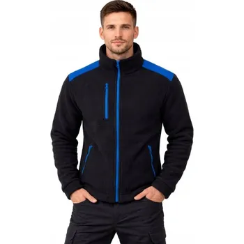 Pánská mikina PRACOVNÍ FLEECE MIKINA PÁNSKÁ mikina fleecová silná ZATEPLENÁ teplá BOZP pohodlná S