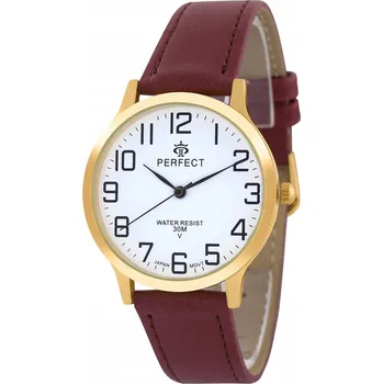 Hodinky Pánské quartzové HODINKY VELKÉ ČÍSLICE klasický kožený řemínek přehledné ikonické