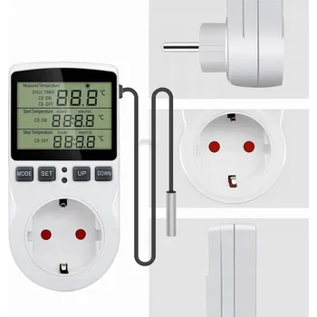 ELEKTRONICKÝ TERMOSTAT DIGITÁLNÍ REGULÁTOR TEPLOTY 16A 3680W NOVÝ