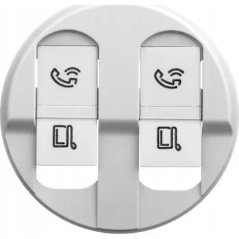 vypínač a zásuvka LEGRAND Krytka pro dvojitou zásuvku RJ45 bílá CELIANE 068252