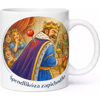 Hrnek s potiskem 330 ml Špendlikoza zapichnutika CZ