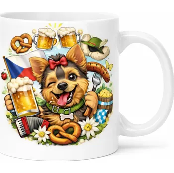 Hrnek s potiskem 330 ml yorkširský teriér CZ