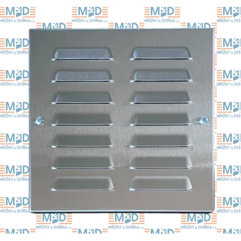 Větrací mřížka Stavební průvětrník 150x150 mm nerez (3 kusy za tuto cenu - 150*150 mm větrací mřížka nerezová se zápustným rámem do zdiva)