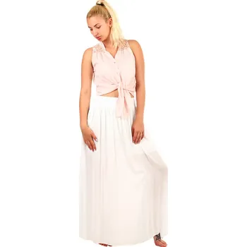 Dámská sukně TopMode Dámská romantická maxi sukně s kapsami 397869