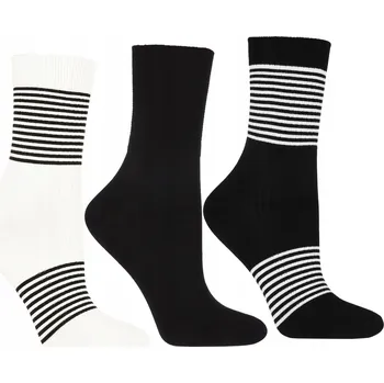 Dámské ponožky Dámské dlouhé Volánek Ponožky Ponožky volánky, 3 páry MORAJ vel. 35-38