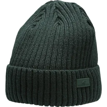 Čepice 4F zimní čepice beanie zelená, velikost M